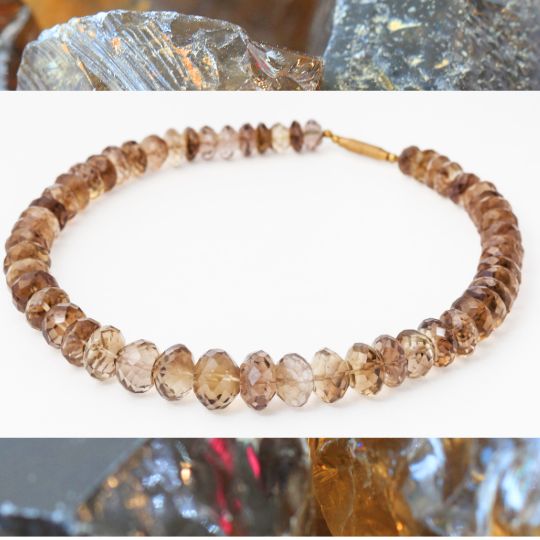 Smoky Quartz Crystal Bracelets