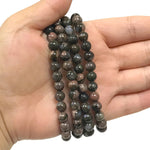 6mm Llanite Gemstone Unisex Stretch Bracelet