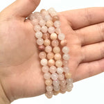 6mm Pink Aventurine Gemstone Unisex Stretch Bracelet