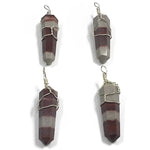 Narmada Pointed Pendant With Wire Wrapped Charms