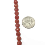 Natural Carnelian Gemstone Bead Strand for Jewelry Making