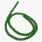 Natural Green Agate Gemstone Bead Strand for Jewelry Making