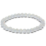 6mm Opalite Gemstone Round Bead Unisex Stretch Bracelet