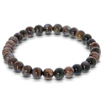 6mm Llanite Gemstone Unisex Stretch Bracelet