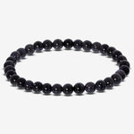 6mm Blue Goldstone Unisex Stretch Bracelet