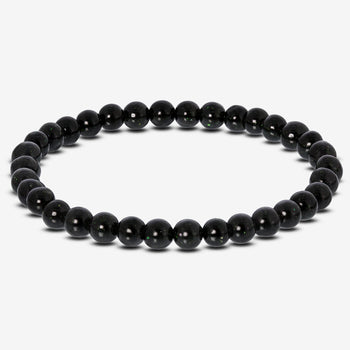 Green Goldstone Bead Unisex Stretch Bracelet - Gem Avenue