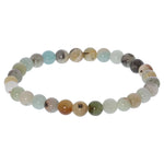 6mm Amazonite Gemstone Unisex Stretch Bracelet