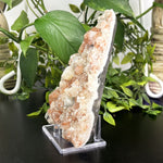 Natural Apophyllite Crystal Mineral Specimens with Hematite Inclusions