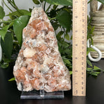 Natural Apophyllite Crystal Mineral Specimens with Hematite Inclusions