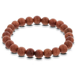 8mm Goldstone Gemstone Unisex Handmade Stretch Bracelet