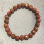 8mm Goldstone Gemstone Unisex Handmade Stretch Bracelet