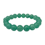 10mm Green Aventurine Unisex Handmade Stretch Bracelet