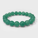10mm Green Aventurine Unisex Handmade Stretch Bracelet