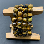 10mm Handmade Tiger Eye Bead Unisex Stretch Bracelet