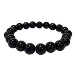 8mm Black Onyx Unisex Handmade Stretch Bracelet