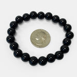 8mm Black Onyx Unisex Handmade Stretch Bracelet