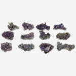 Natural Grape Agate Crystal Gemstone Mineral Specimen
