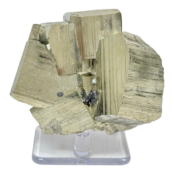 AAA Quality Pyrite Crystal Cluster Cubic Mineral Specimen