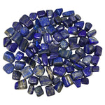 Natural Royal Blue Lapis Lazuli Tumbled Stone Gemstones - 1 lb