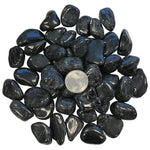 Natural Black Tourmaline Tumbled Stone Gemstones - 1 lb