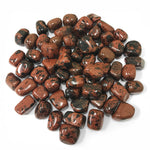 Natural Mahogany Obsidian Tumbled Stone Gemstones- 1 lb