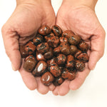 Natural Mahogany Obsidian Tumbled Stone Gemstones- 1 lb