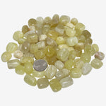 Natural Lemon Calcite Tumbled Stone Gemstones - 1 lb