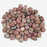 Natural Rhodochrosite Tumbled Stone Gemstones - 1 lb
