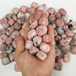 Natural Rhodochrosite Tumbled Stone Gemstones - 1 lb