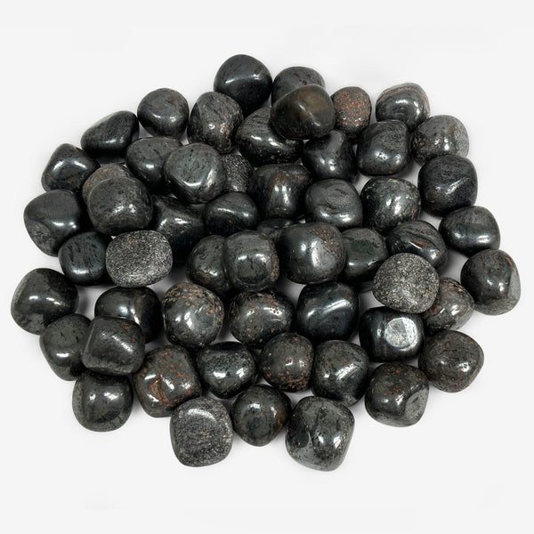 Natural Hematite Tumbled Stone Gemstones - Gem Avenue Wholesale
