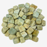 Natural Aquamarine Tumbled Stone Gemstones - 1 lb