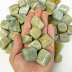 Natural Aquamarine Tumbled Stone Gemstones - 1 lb