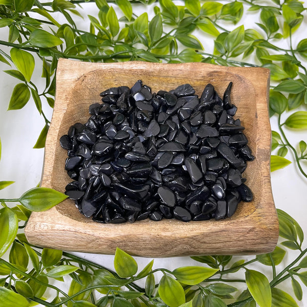 Black Obsidian Chips Wholesale - Gem Avenue