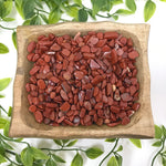 Natural Red Jasper Tumbled Chips