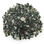Natural Moss Agate Tumbled Chips