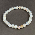 6mm Agate Gemstone Unisex Stretch Bracelet