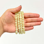 8mm Serpentine Gemstone Unisex Stretch Bracelet