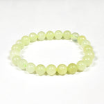 8mm Serpentine Gemstone Unisex Stretch Bracelet