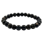 Blue Tiger Eye 8mm Round Bead Stretch Bracelet Natural Gemstone Handmade Unisex Crystal Jewelry