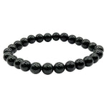 8mm Green Goldstone Bead Unisex Stretch Bracelet