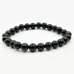 8mm Green Goldstone Bead Unisex Stretch Bracelet