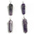 Wire Wrapped Crystal Point Pendants (Pack of 4)