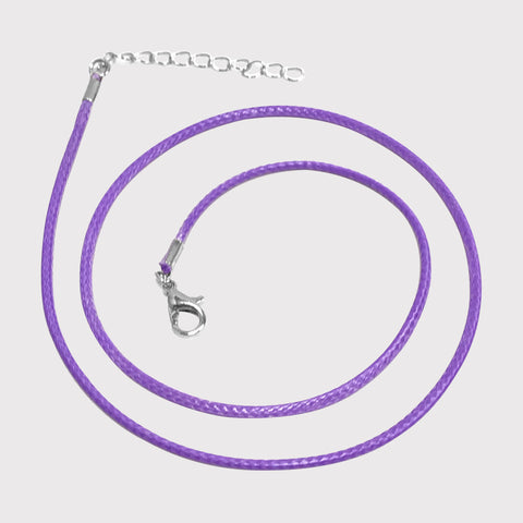 Purple Necklace Rope Strings Wholesale - Gem Avenue