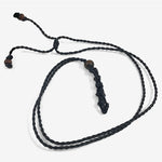 Adjustable Necklace Cord Empty Stone Holder