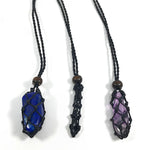 Adjustable Necklace Cord Empty Stone Holder