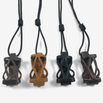 Adjustable Necklace Cord Empty Stone Holder
