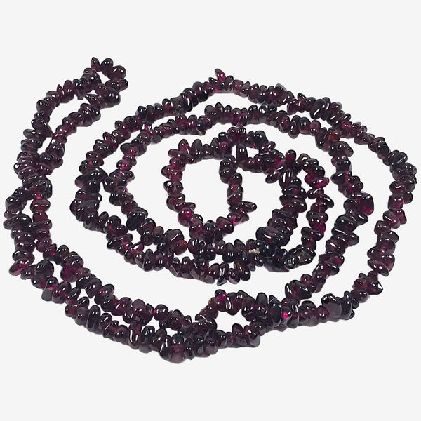 Garnet Gemstone Chips Necklace Wholesale - Gem Avenue