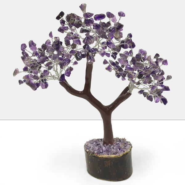 Natural Amethyst Crystal Gemstone Tree 300 Beads Home Decor Decoration - Gem Avenue Wholesale