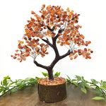 Natural Carnelian Gemstone Tree - 500 Beads