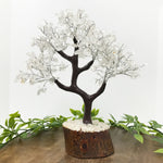 Natural Clear Quartz Gemstone Tree - 500 Beads